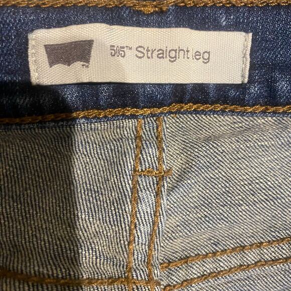 Levi’s size 10 505 Straight Leg Ladies Red Tab Button Pockets Everyday Timeless - Picture 5 of 8